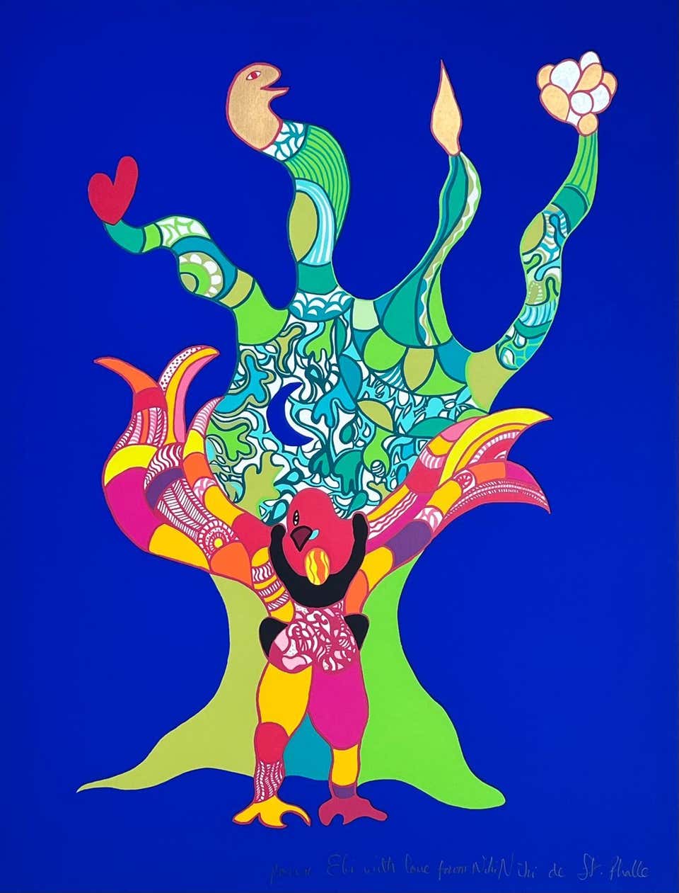 The bird in love