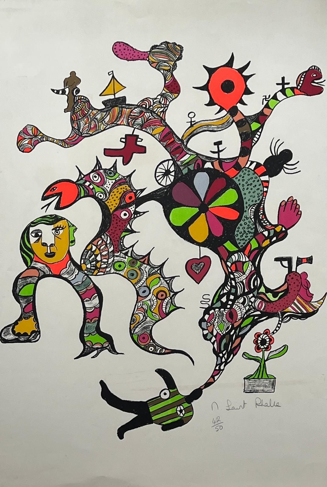Niki de Saint Phalle Abstract Print - The dream machine