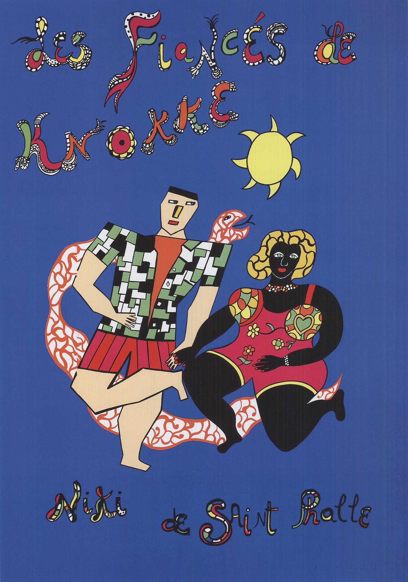 Le Fiances di Knokke I - Print di Niki de Saint Phalle
