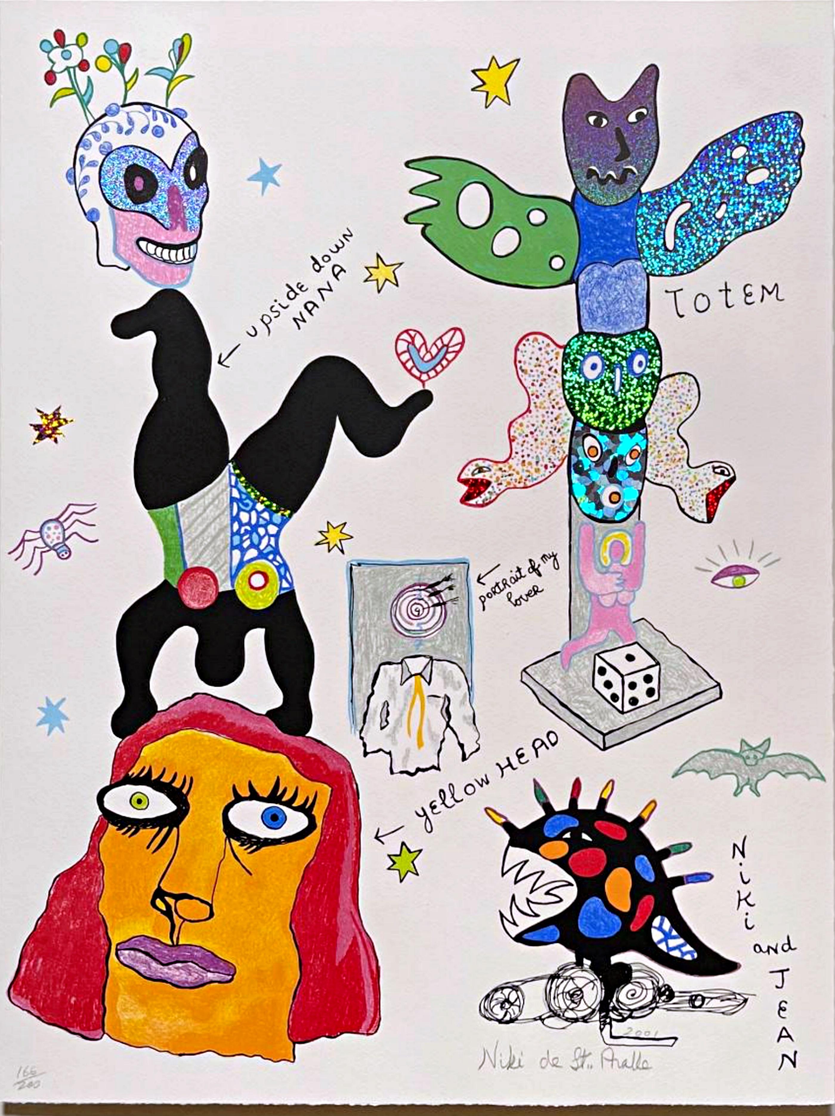 Totem  - Mixed Media Art by Niki de Saint Phalle