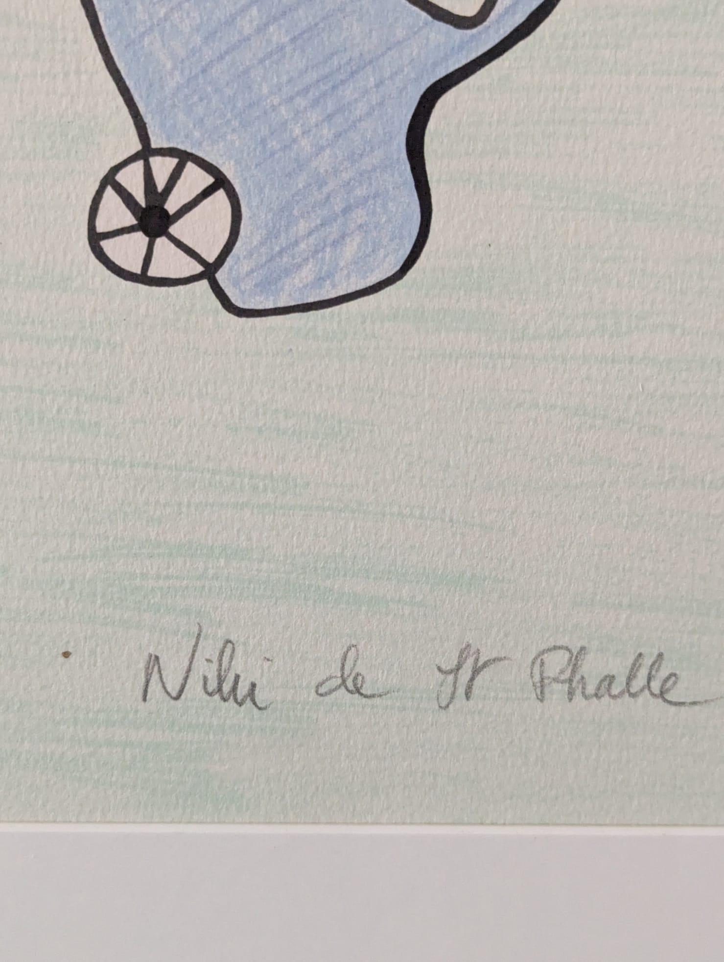 Juguetes - Abstract Print Beige de Niki de Saint Phalle