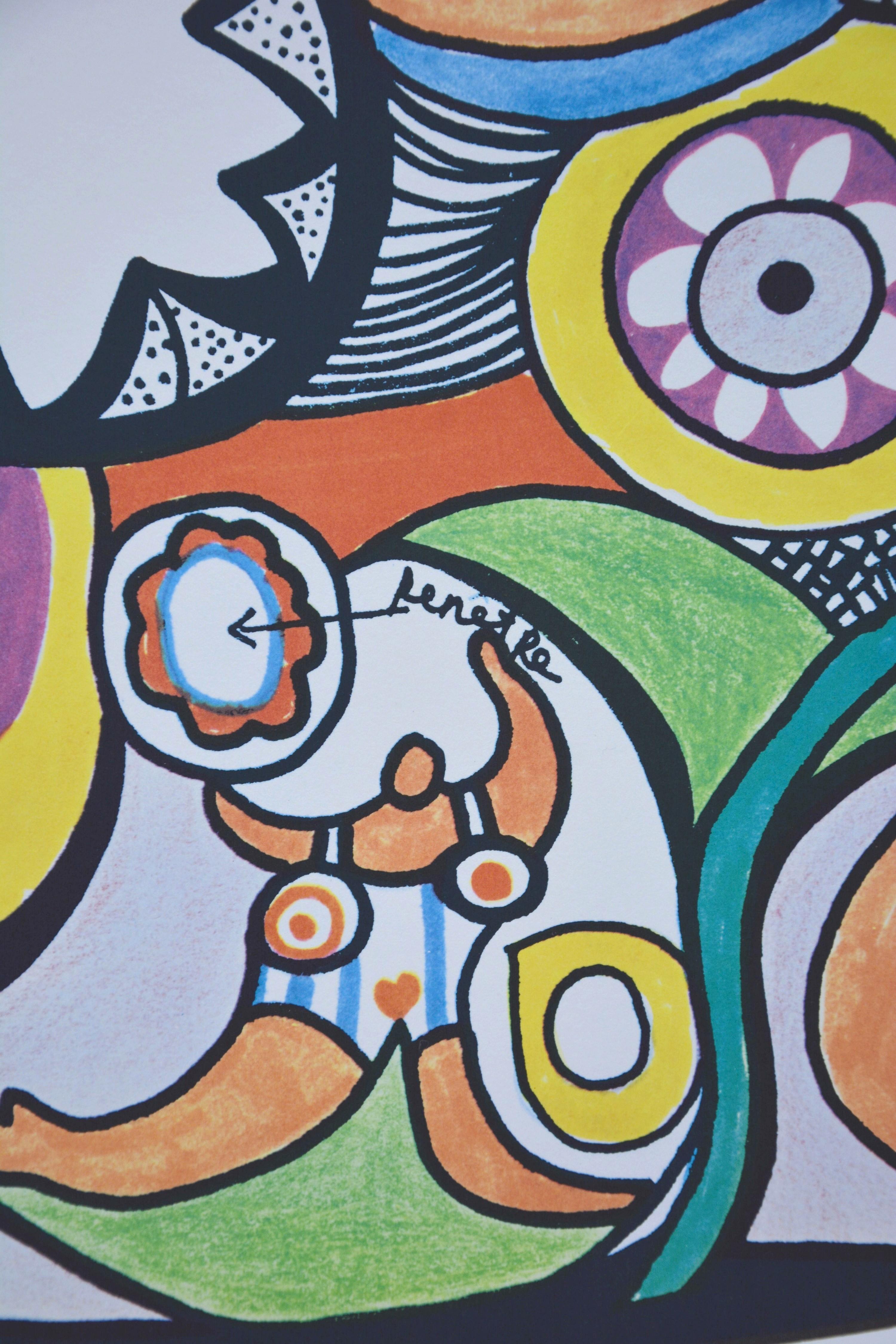 Tribute to life - Abstract Print by Niki de Saint Phalle