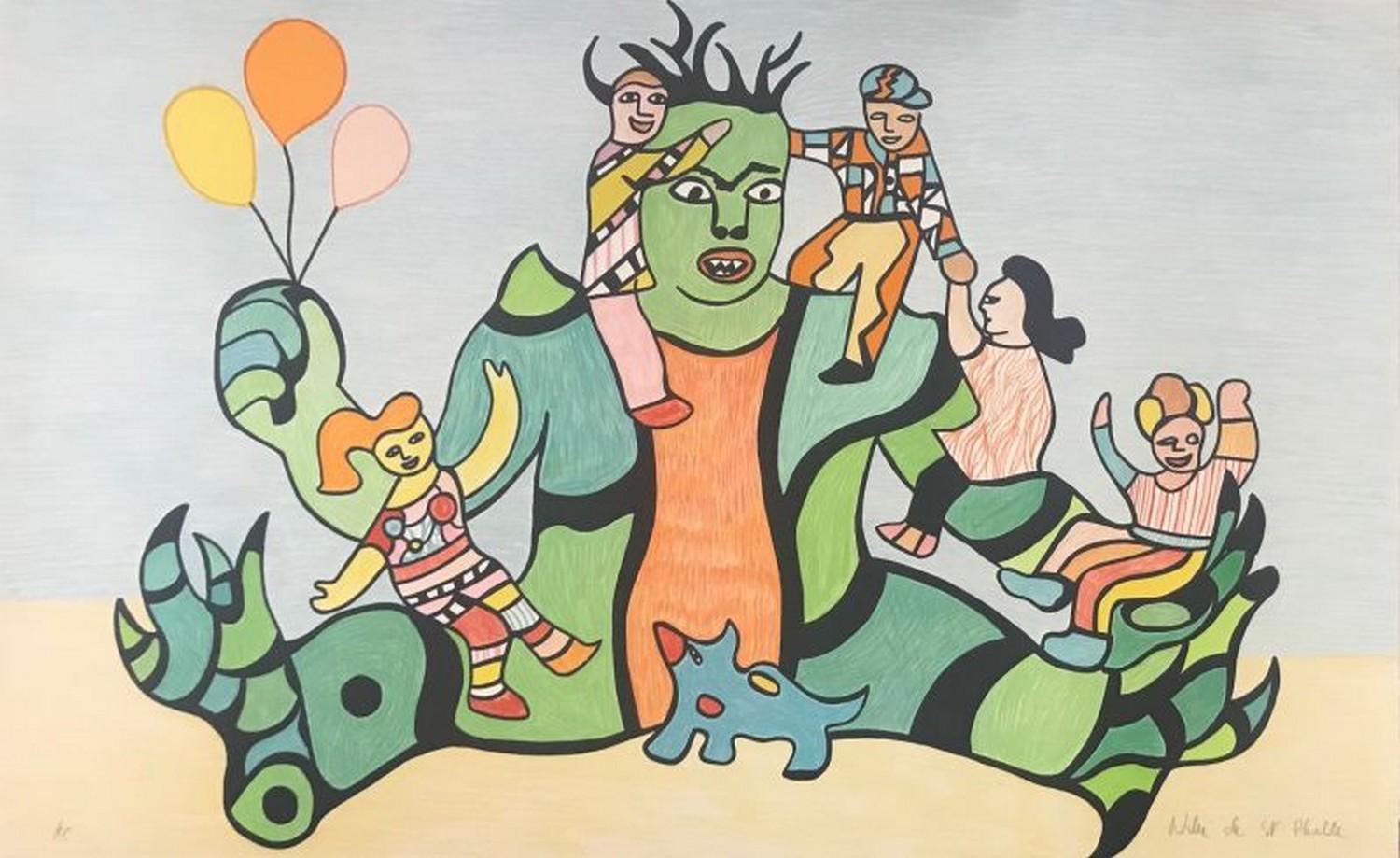 Niki de Saint Phalle Abstract Print - Wicked Wicked 