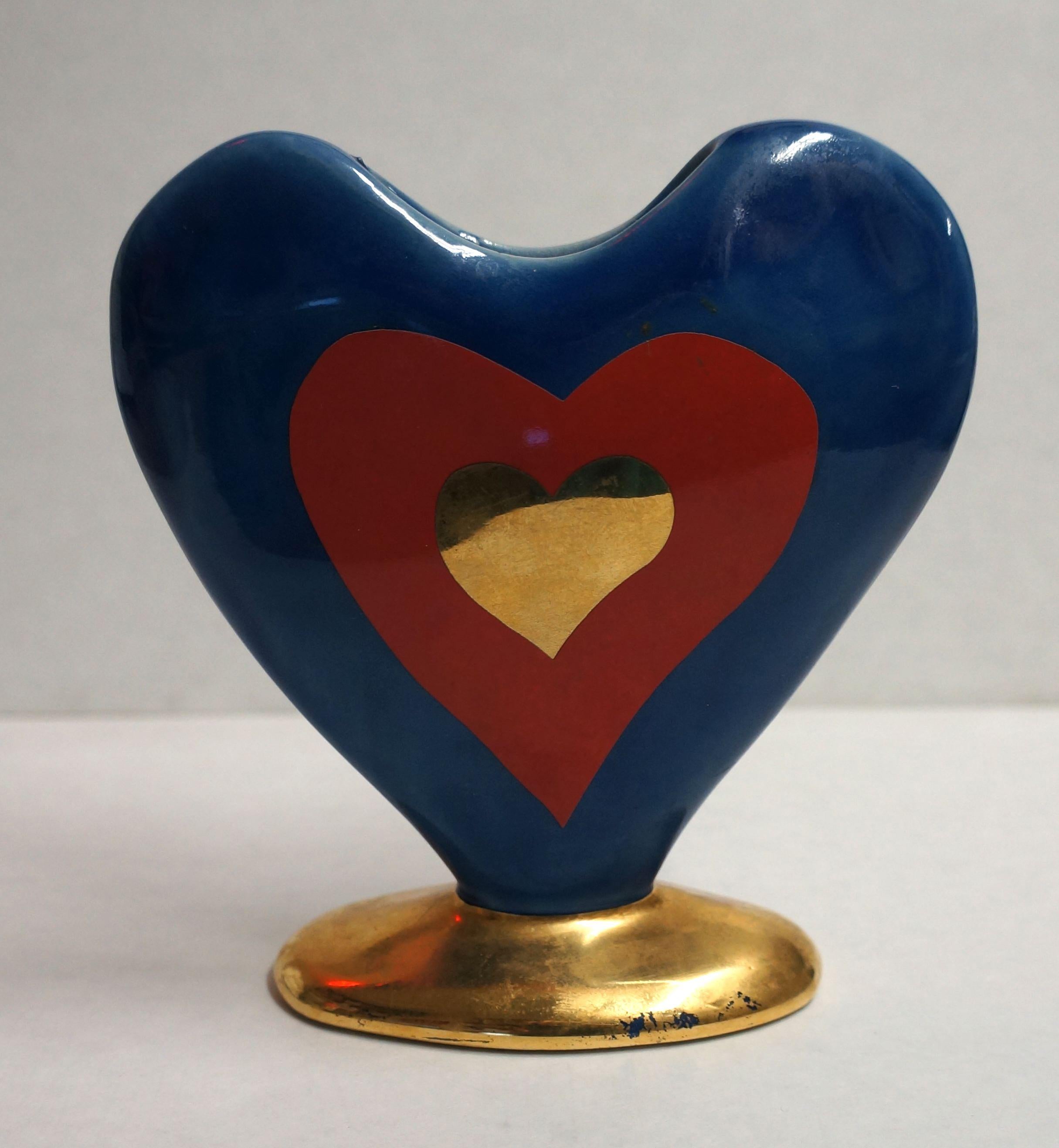 Niki de Saint Phalle Abstract Sculpture - Heart Vase