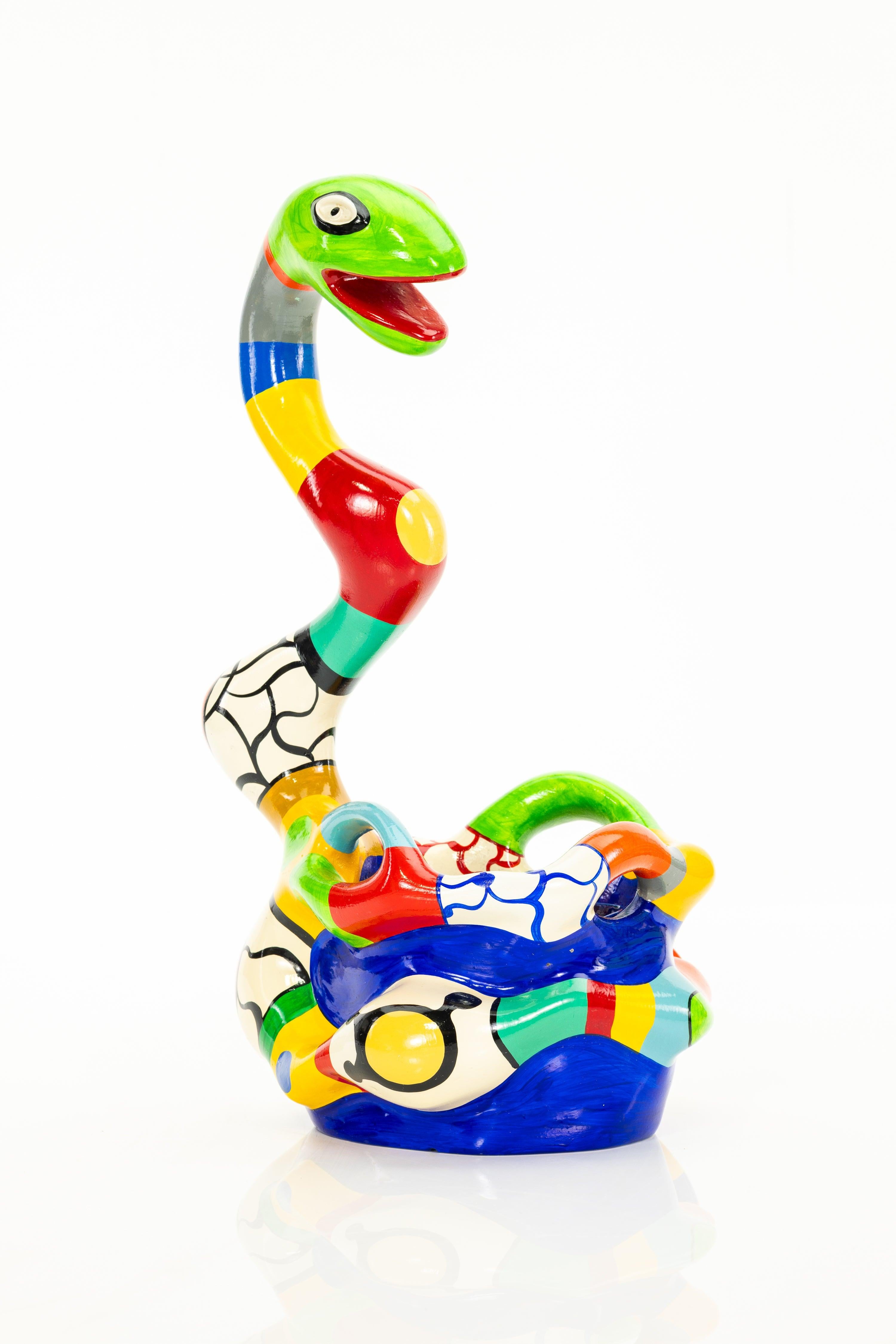Niki de Saint Phalle Serpent 1986 Ceramic Vase Signed Edition of 50