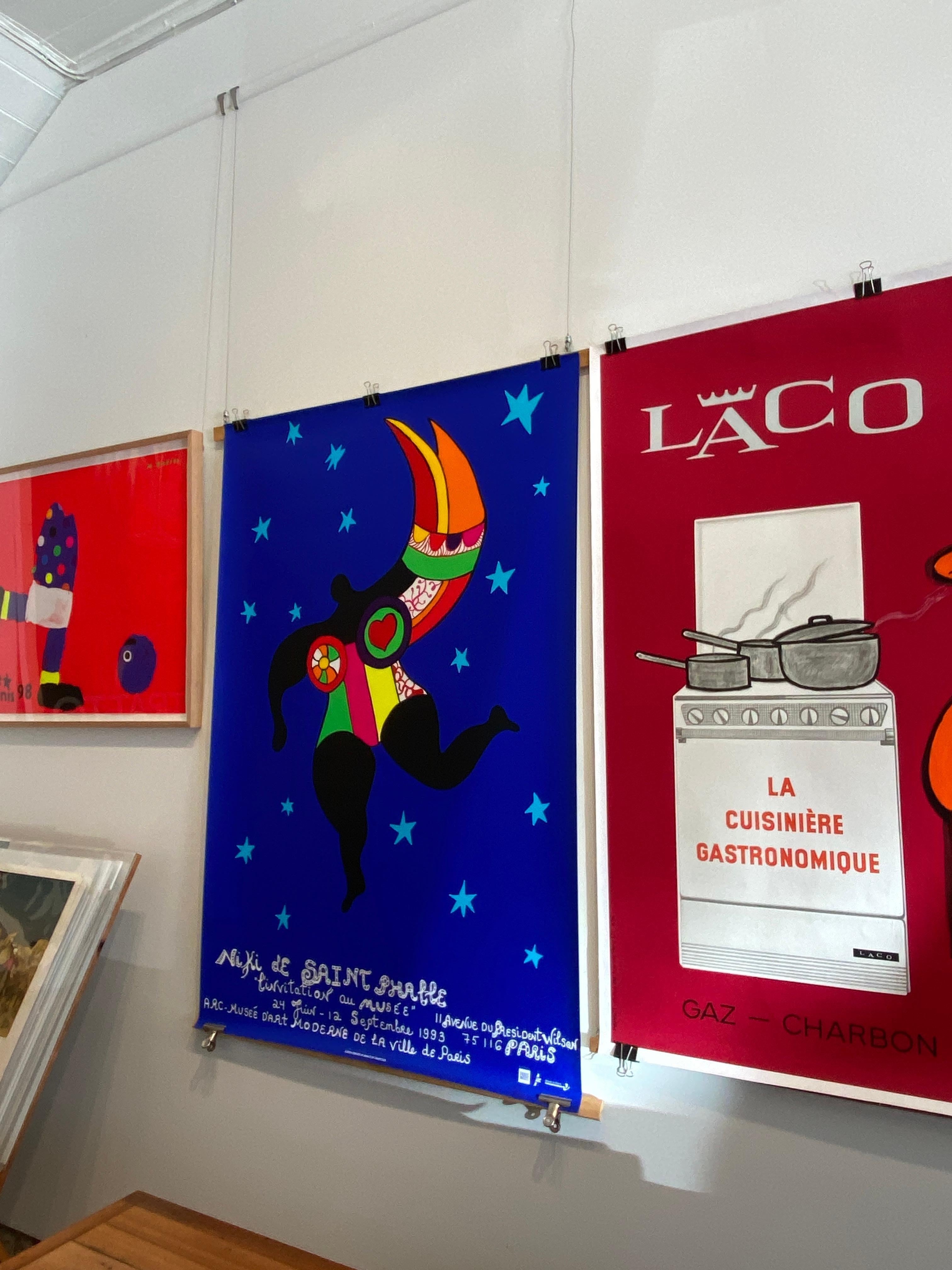 Niki de Saint Phalle, kleines Original-Vintage-Poster im Zustand „Gut“ im Angebot in Melbourne, Victoria