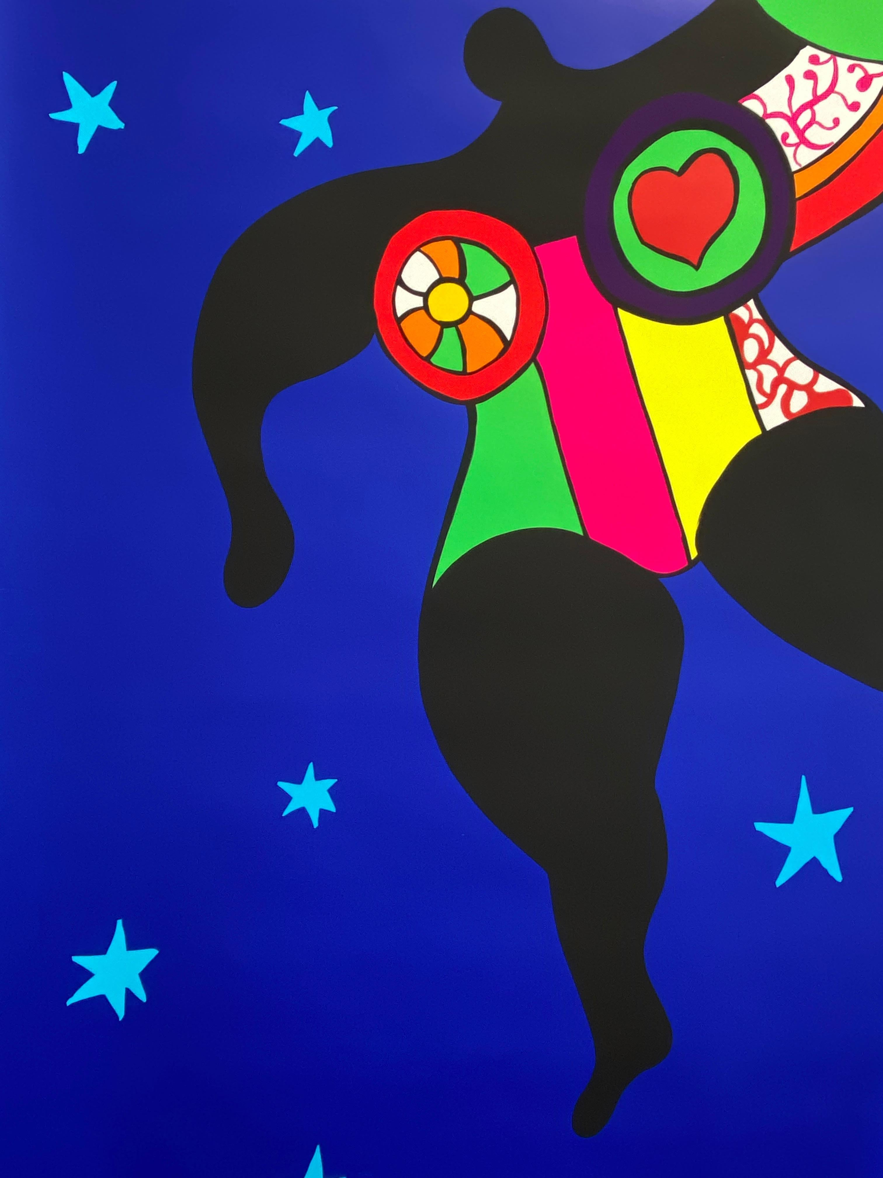 Niki de Saint Phalle, kleines Original-Vintage-Poster (Ende des 20. Jahrhunderts) im Angebot