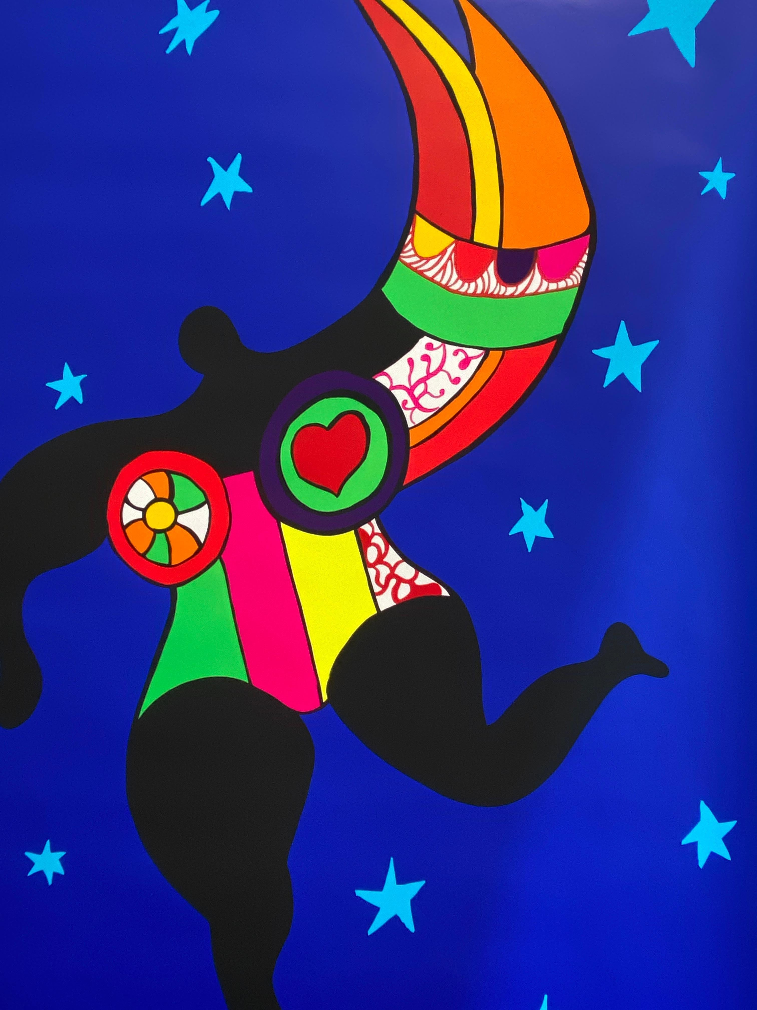 Niki de Saint Phalle, kleines Original-Vintage-Poster (Papier) im Angebot