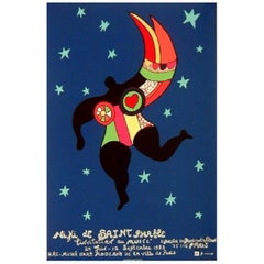 Niki de Saint Phalle, petite affiche vintage originale