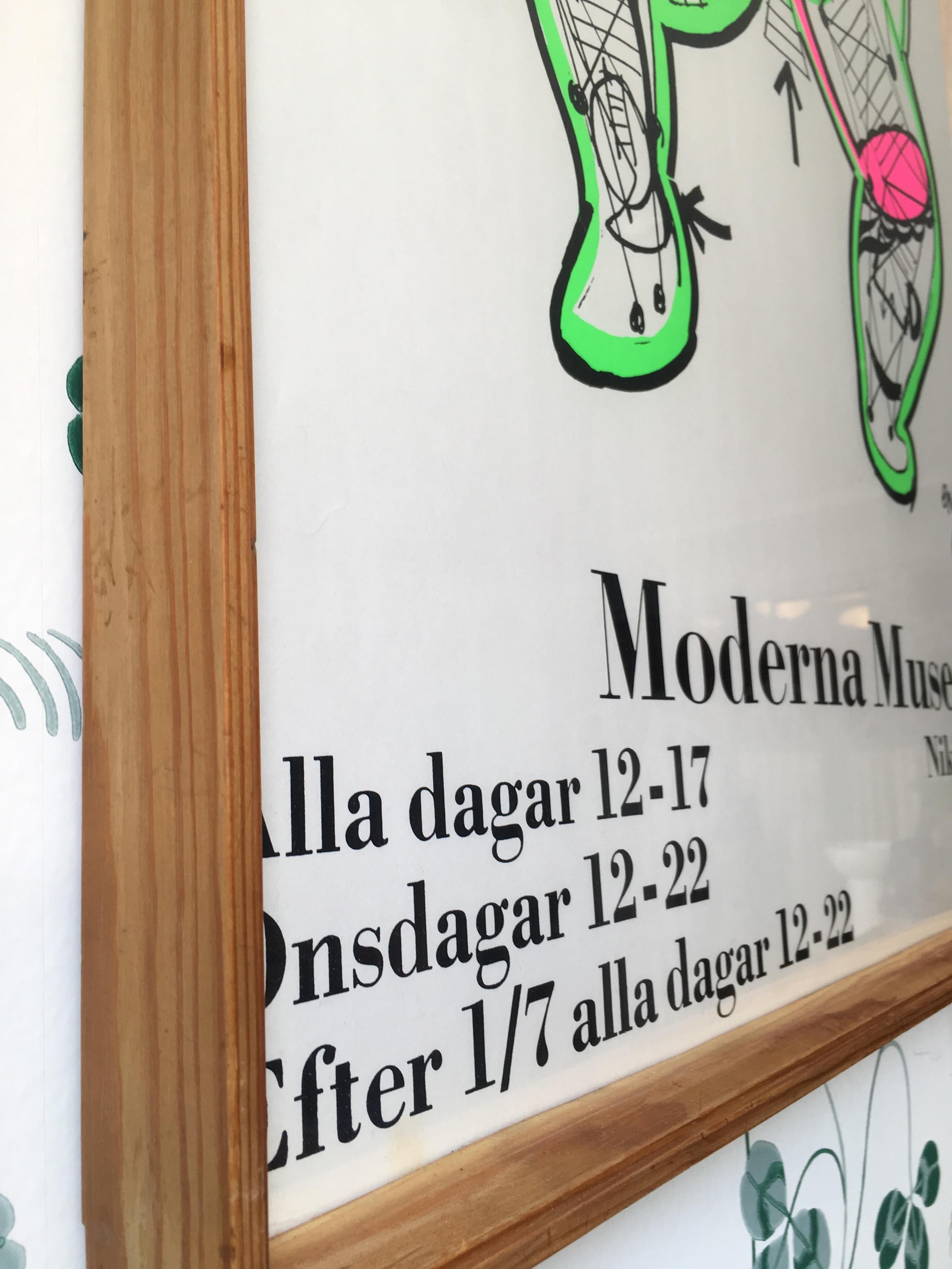 Niki de Saint Phalle Vintage Poster aus Moderna Museet, 1966 (Mitte des 20. Jahrhunderts)