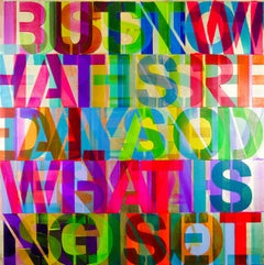 And What Is So Not, Painting, Acrylic on Wood Panel