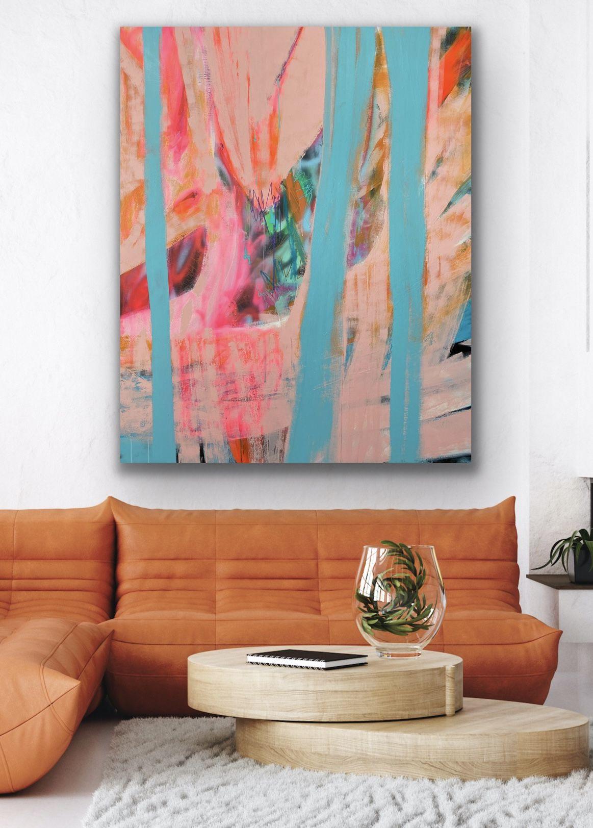 Les couleurs primaires de cet abstrait sont 