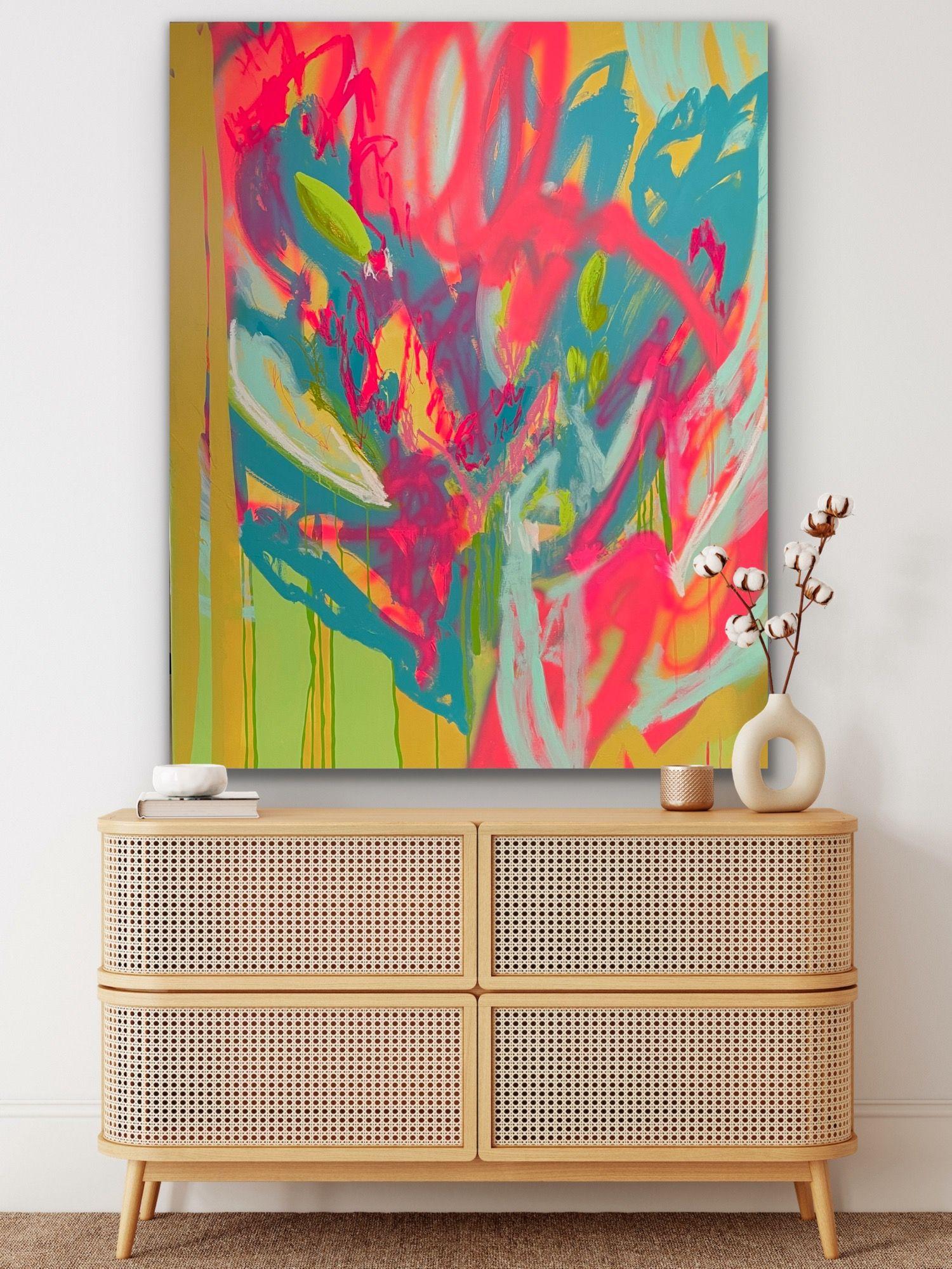 Across The Sea, Gemälde, Acryl auf Leinwand im Angebot 1