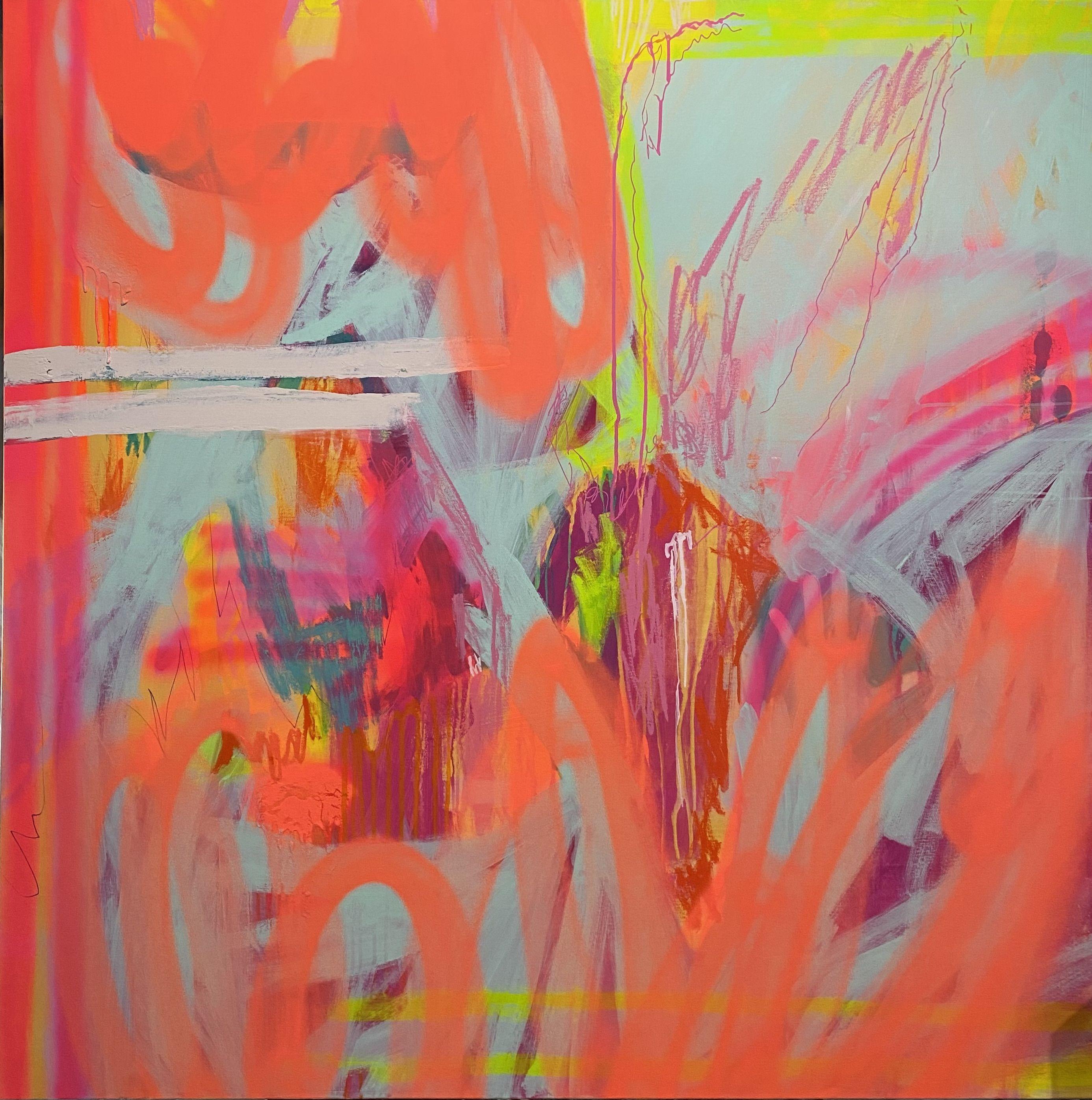 Abstract Painting di Niki Stearman - Anjuna, Pittura, Acrilico su tela
