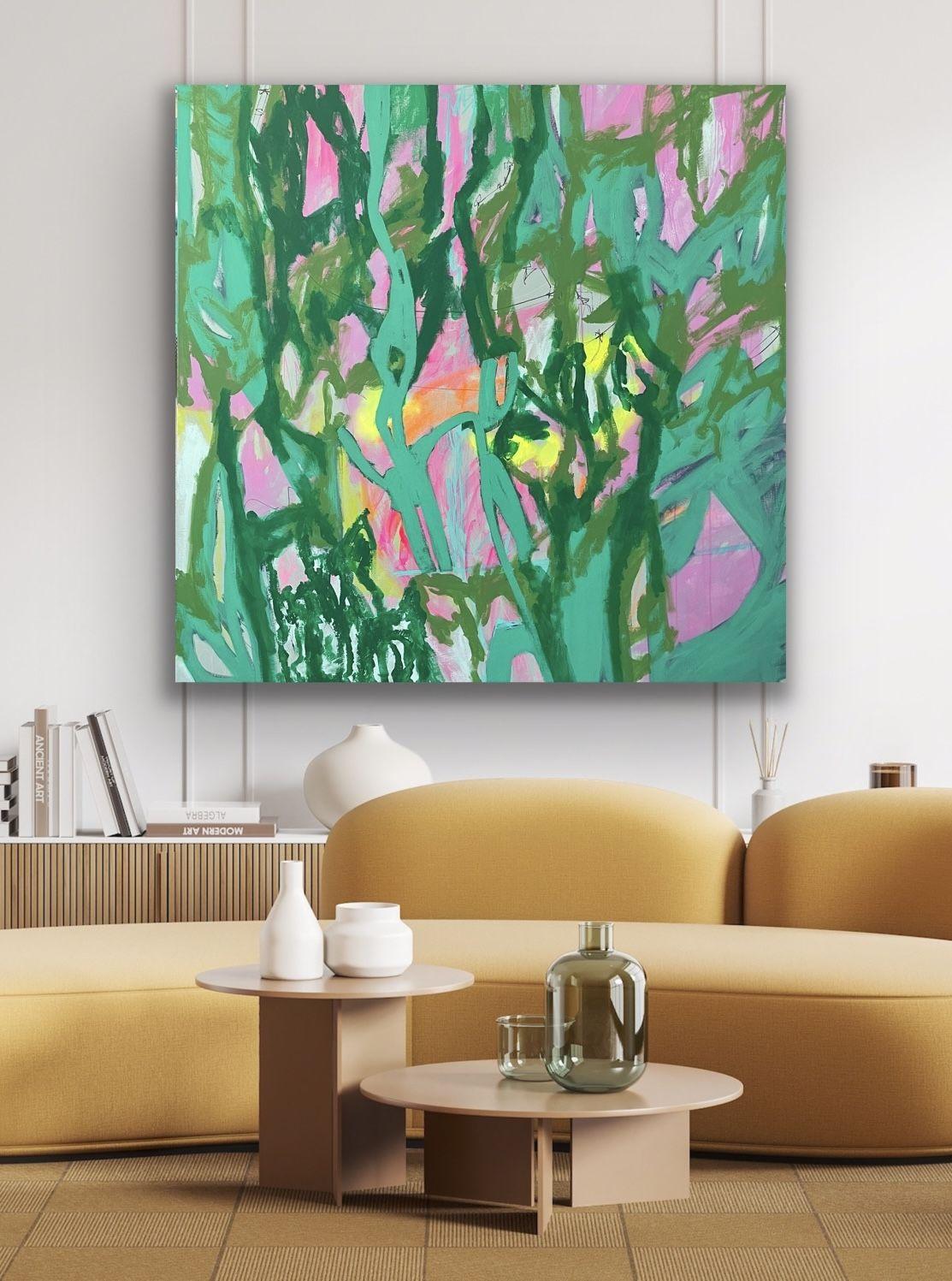 Heal It Up, Gemälde, Acryl auf Leinwand (Abstrakter Expressionismus), Painting, von Niki Stearman