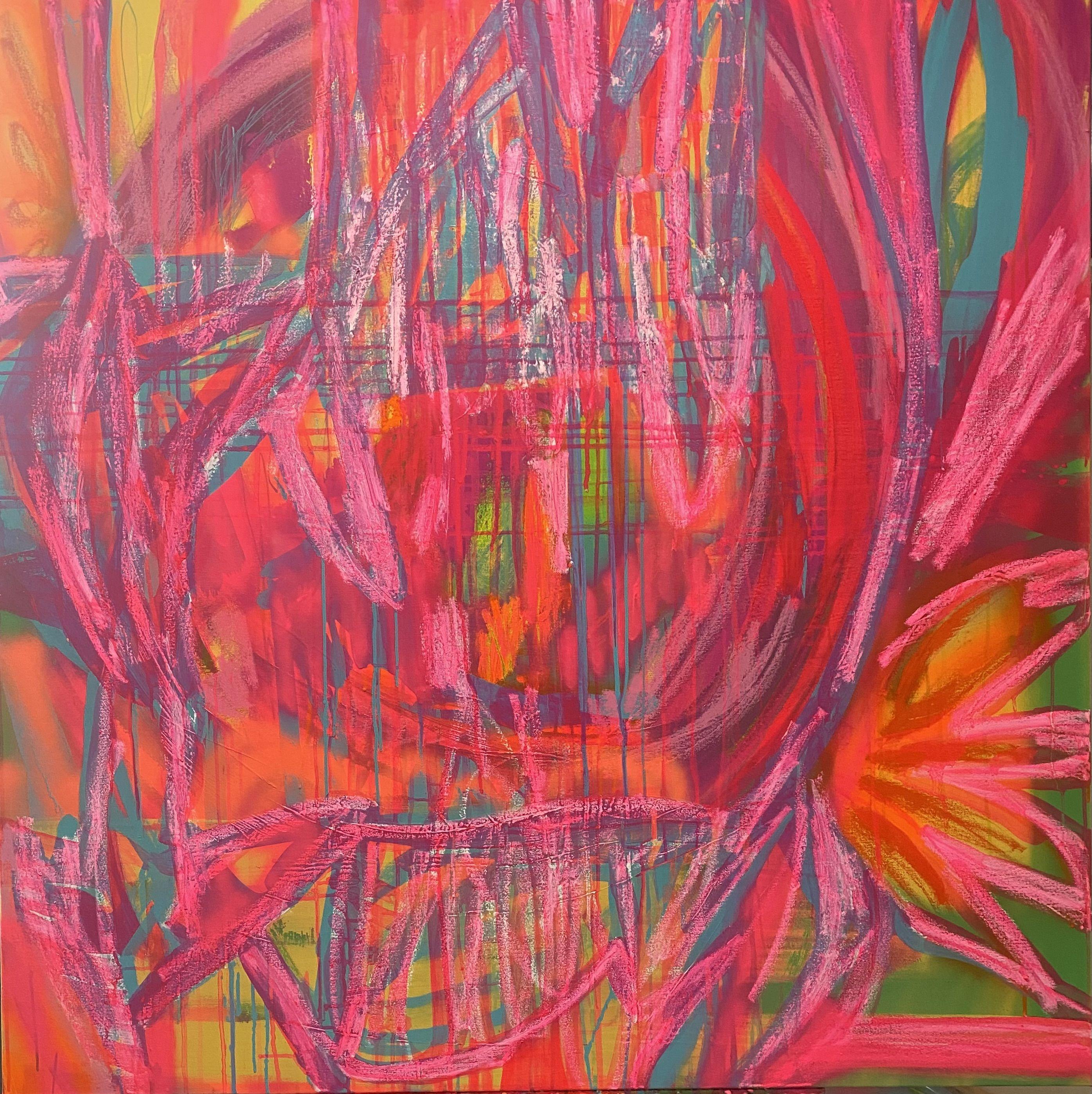 Into The Fire, Gemälde, Acryl auf Leinwand
