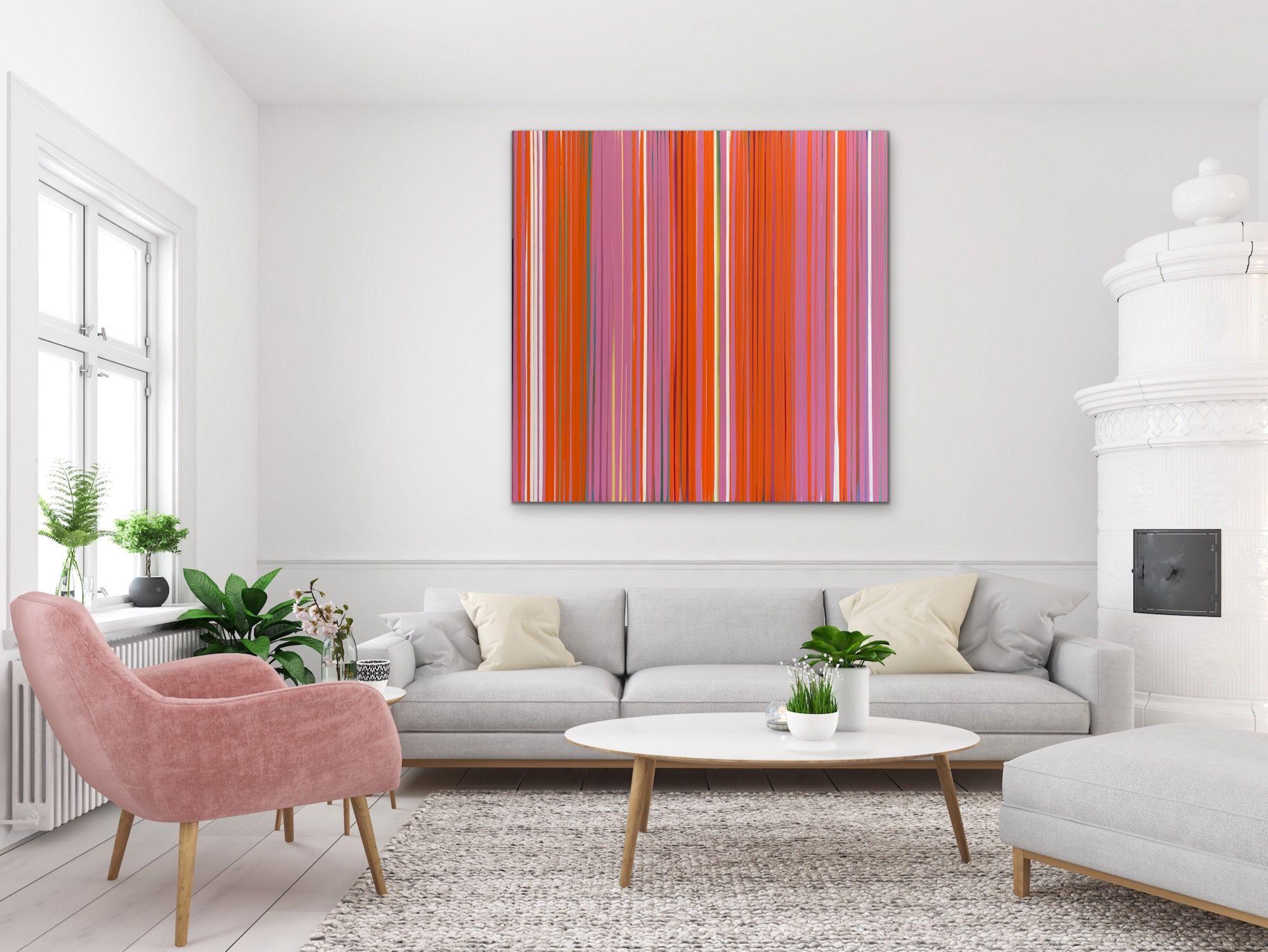 Proprio come il paradiso, Pittura, Acrilico su tela - Painting Astratto di Niki Stearman