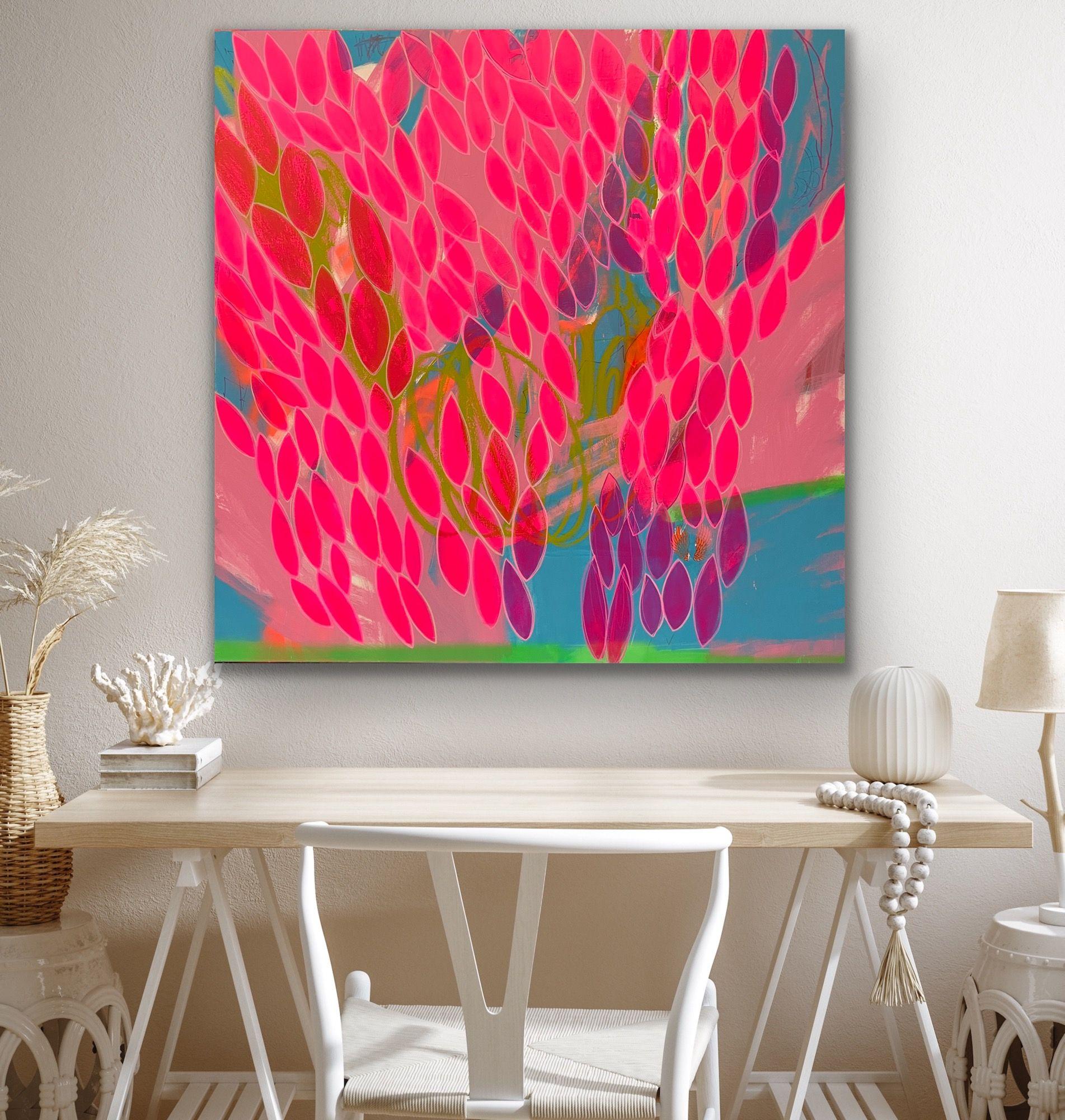 Say Yes To Heaven, Gemälde, Acryl auf Leinwand im Angebot 1