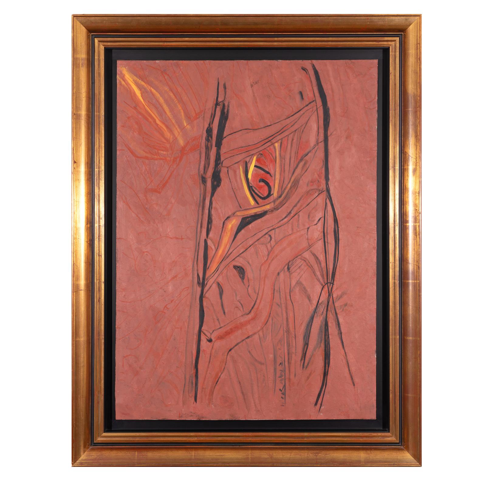 Nikias Skapinakis (1931–2020), Paisagem da Europa, 1998 - Oil on Canvas
Signed and dated on the reverse

Dimensions: 100 × 73 cm (39.4 × 28.7 in)
Portugal, 1998

A commanding composition by acclaimed Portuguese modernist Nikias Skapinakis, Paisagem