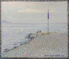 "Ducks.Gargnano." Painting by Nikita Makarov