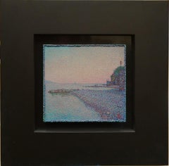 "Sunset.Gargnano." Painting by Nikita Makarov