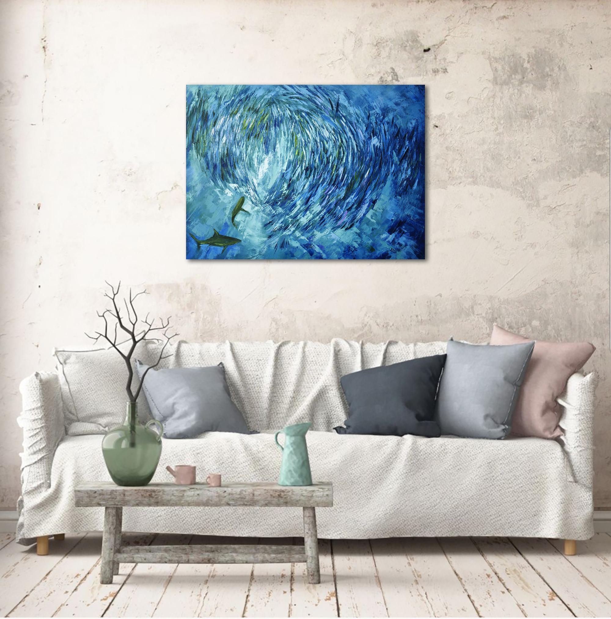 Sardine Run Painting Oil For Sale 10