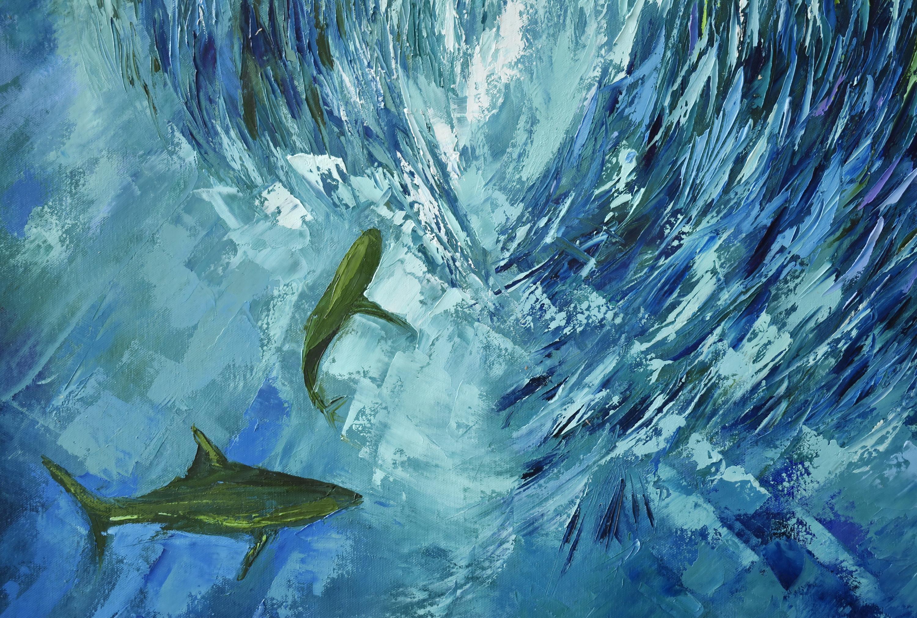 Sardine Run Painting Oil For Sale 4