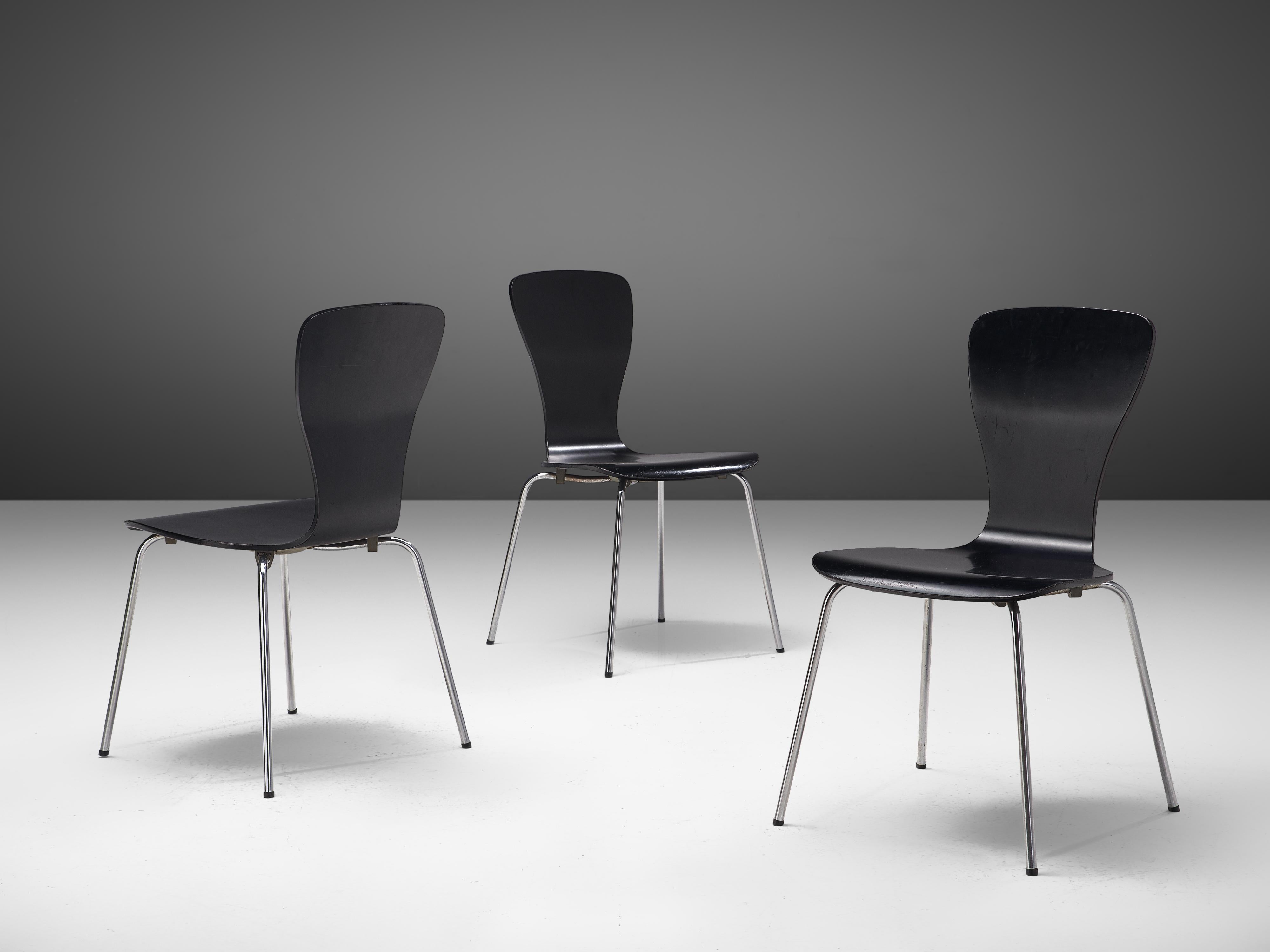 Lacquered 'Nikke' Dining Chairs by Tapio Wirkkala
