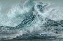 Euphoria - seascape modern artwork oil  acrylic painting ocean landscape coast