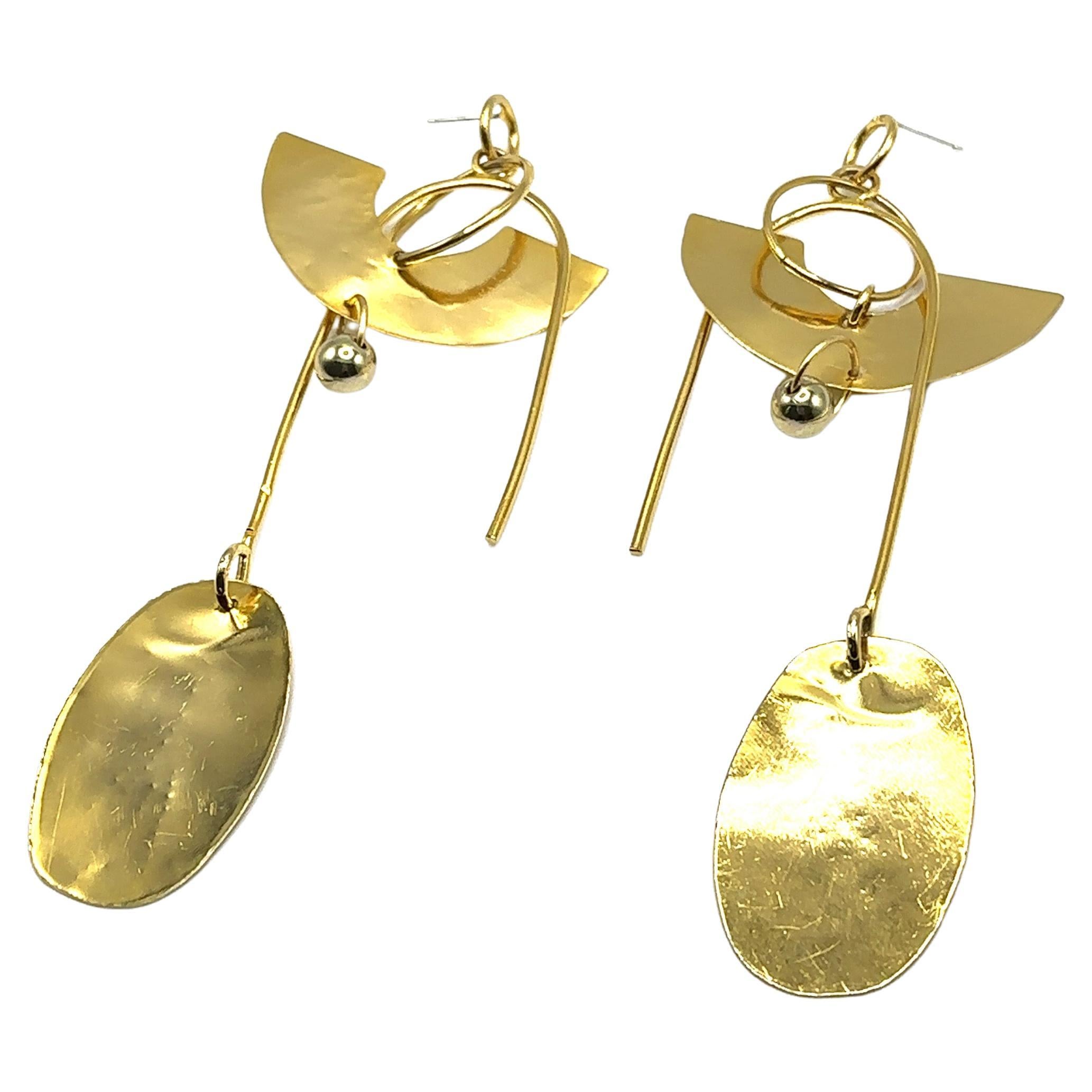 Nikki - Dangle Earrings 14k gold plated