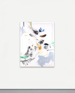 Minimalist Contemporary Abstract Painting, Expressive Oil on Canvas, 2022