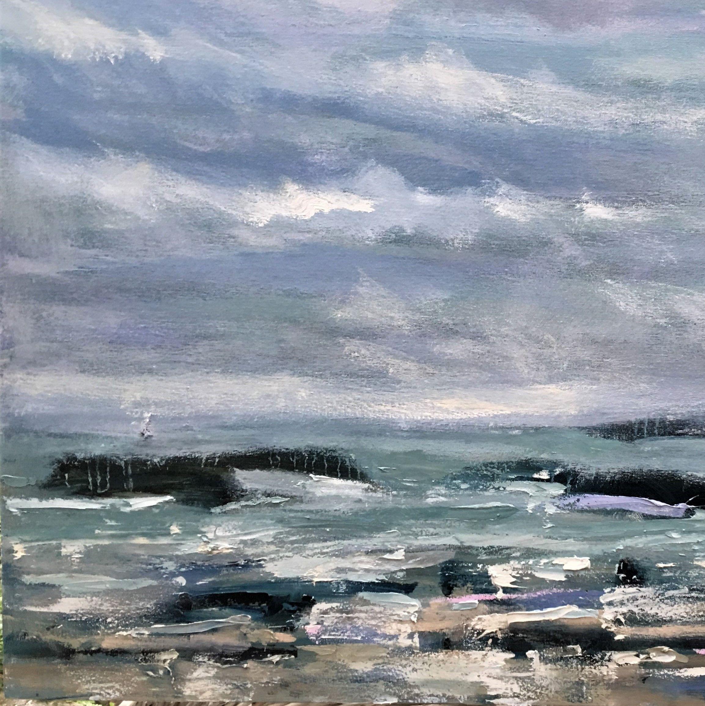 COOL SURF, Painting, Oil on Canvas For Sale 2