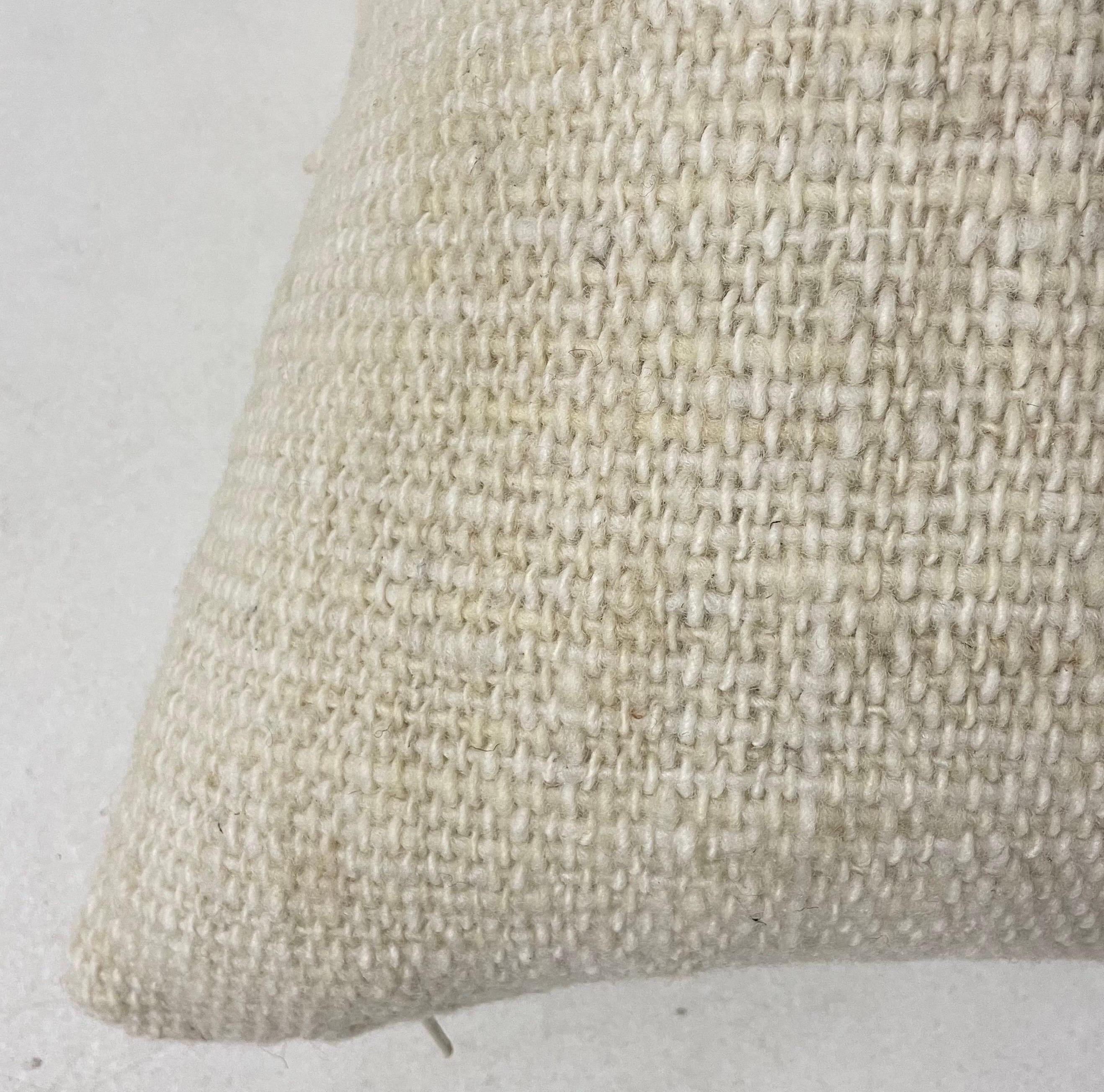 Contemporary Nikko Hand Made Wool Pillow For Sale