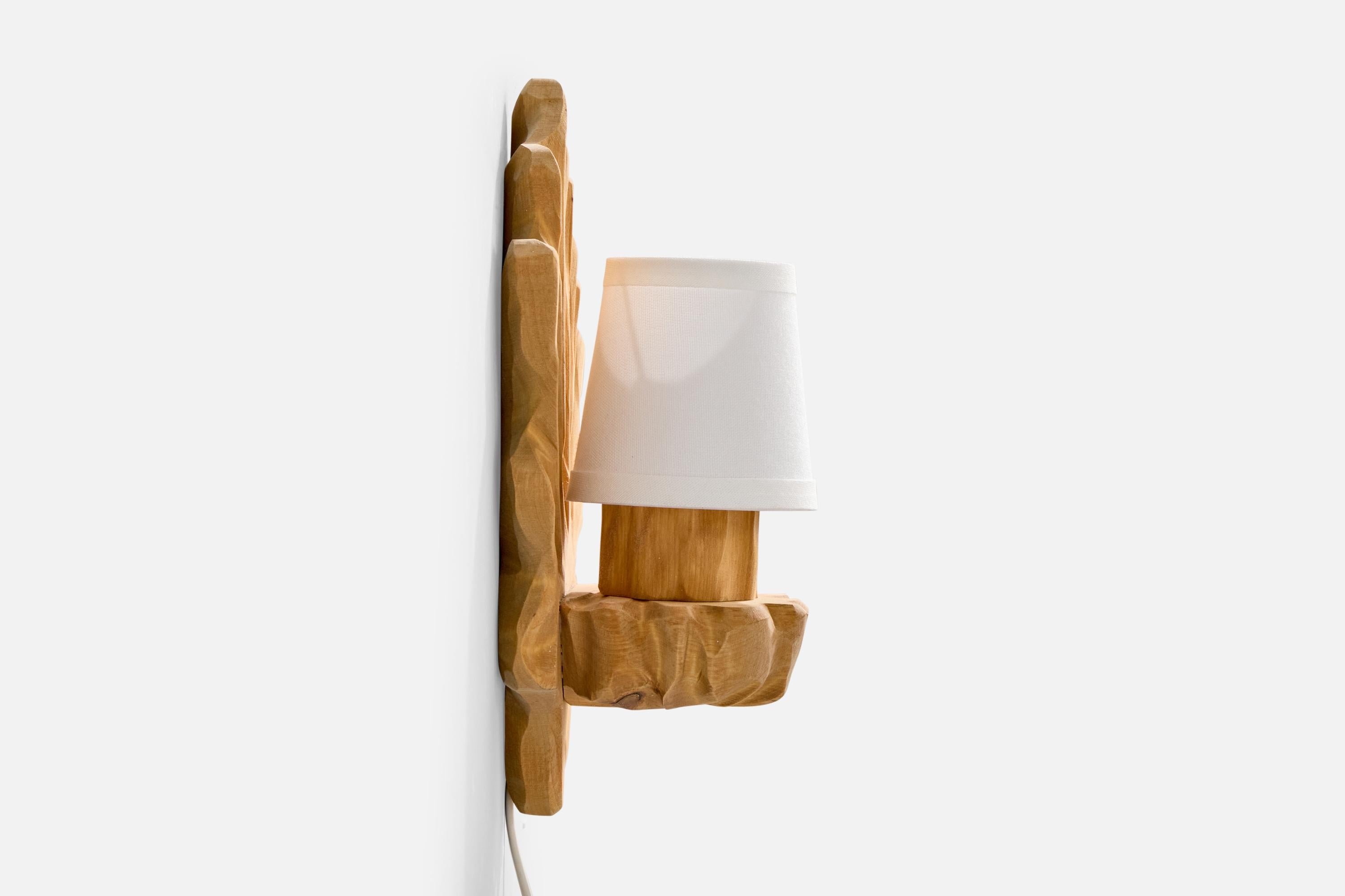 Niklas Snidare, Aplique, Madera, Tela, Suecia, 1990 Sueco en venta