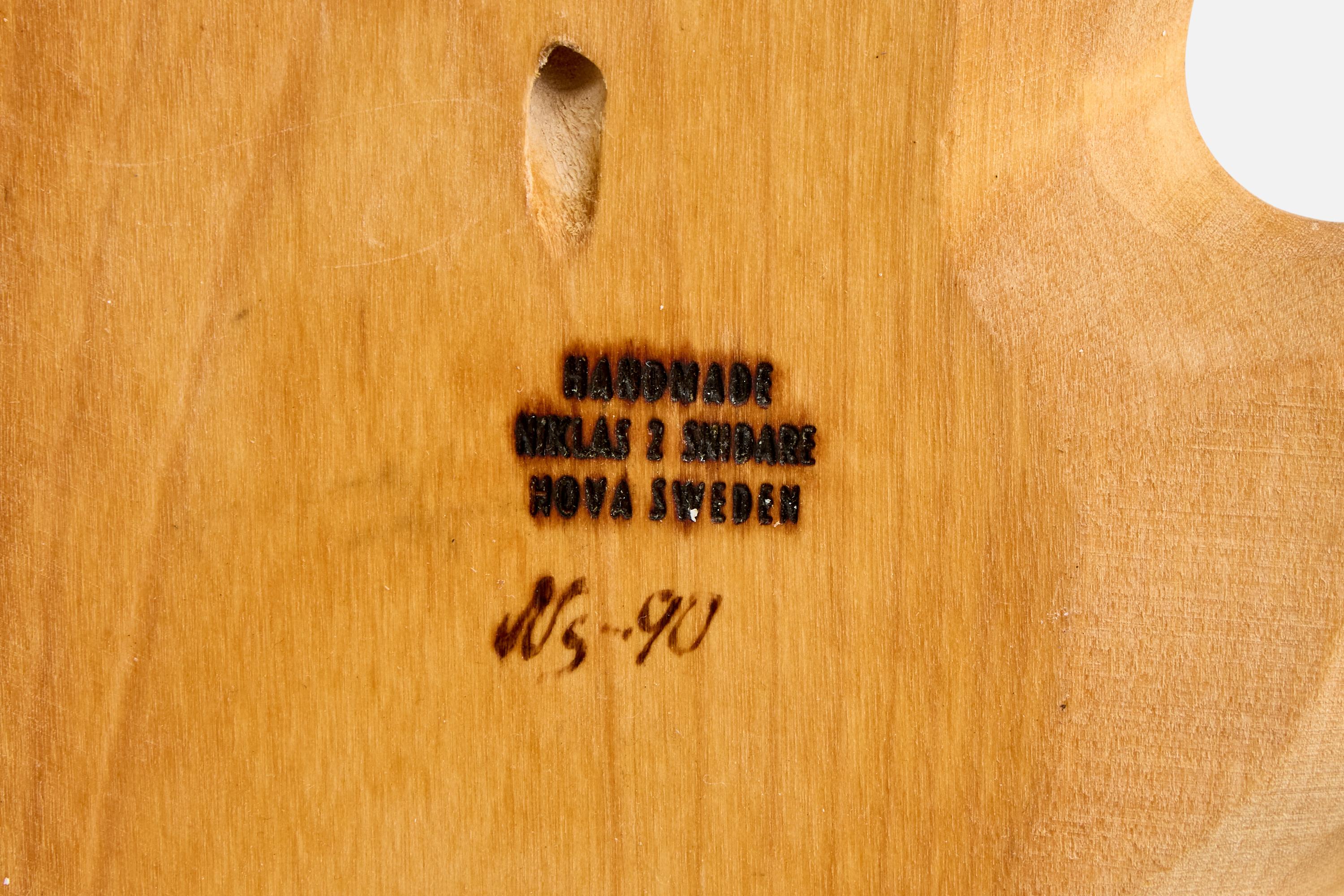 Niklas Snidare, Aplique, Madera, Tela, Suecia, 1990 en venta 2