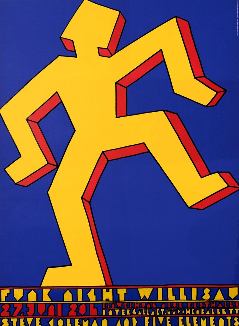 Herbé Concert Festival Jazz WILLISAU 1976 Rhov-Poster/Reproduction HQ