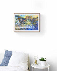 Early Morning Harmony - 21st Century Contemporary Pointillism Oil Painting