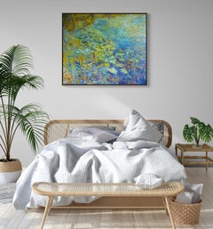 Evening Lilies - 21st Century Contemporary Impressionist Nature Oil Painting