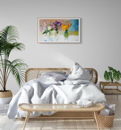 Summer Flowers - 21st Century Contemporary Fauvist Flower Oil Painting