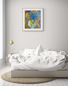 Summer Harmony - 21st Century Contemporary Pointillism Nature Oil Painting