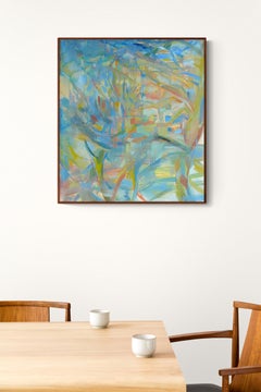 Window View No.3 - 21st Century Contemporary Abstract Oil Painting