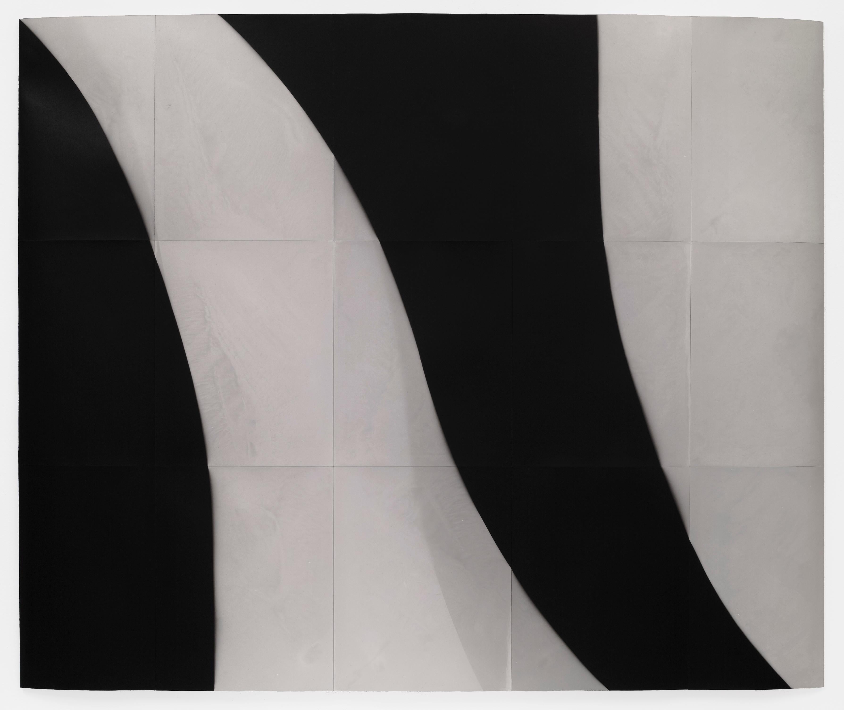 Nikolai Ishchuk Abstract Photograph - Threshold (14): A Black & White Experimental Photogram on Silver Gelatin paper