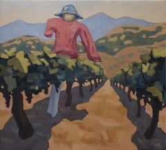 bulgarian scarecrow, Painting, Oil on Canvas
