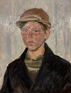 "Ritratto di Sasha" Olio su Cartone cm. 40 x 50 1993