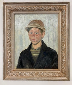 "Ritratto di Sasha" Olio su Cartone  cm. 40 x 50  1993