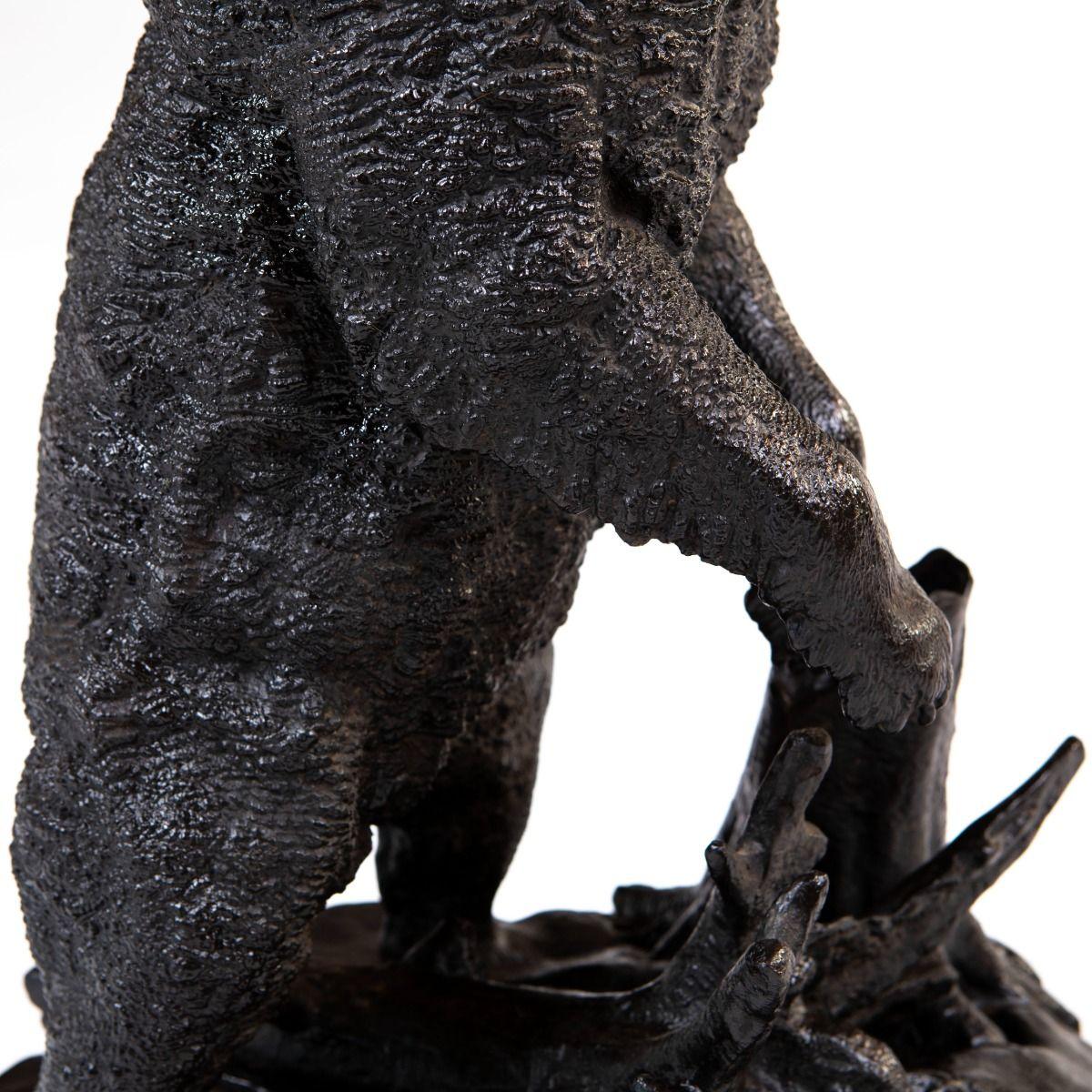 Nikolai Lieberich Cast Iron Standing Bear Sculpture, Kasli Foundry, 19th Century 6