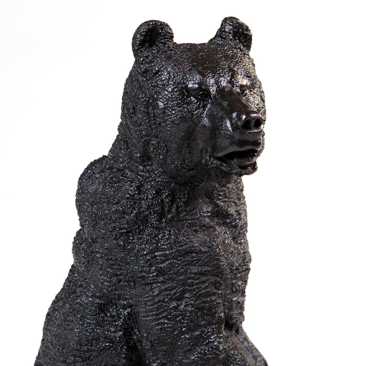 Nikolai Lieberich Cast Iron Standing Bear Sculpture, Kasli Foundry, 19th Century 3