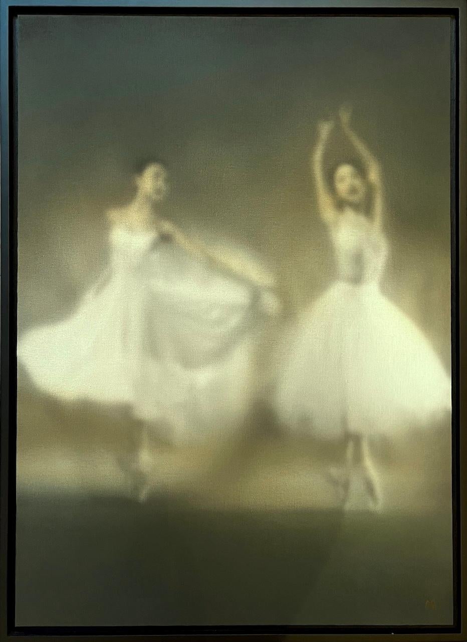 Ballerina duo - Painting by Nikolai MAKAROV