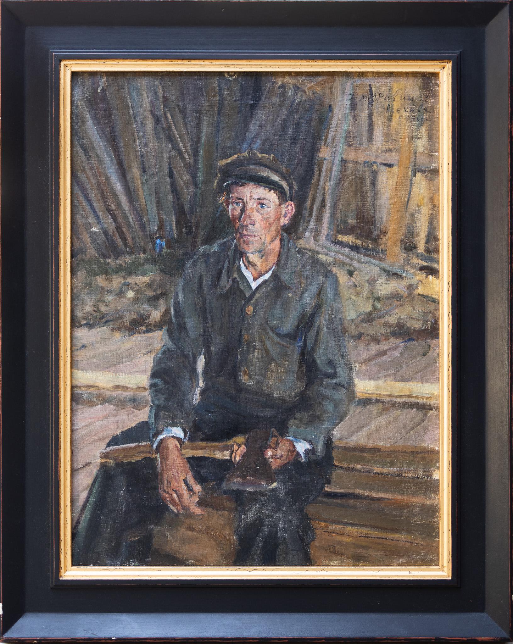 Falegname - Painting di Nikolai Sergeyev