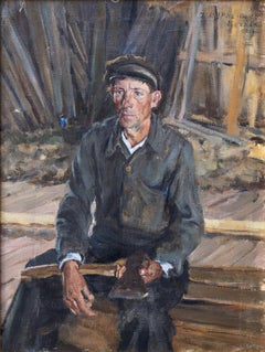 "Carpenter" Russian Realist Portrait